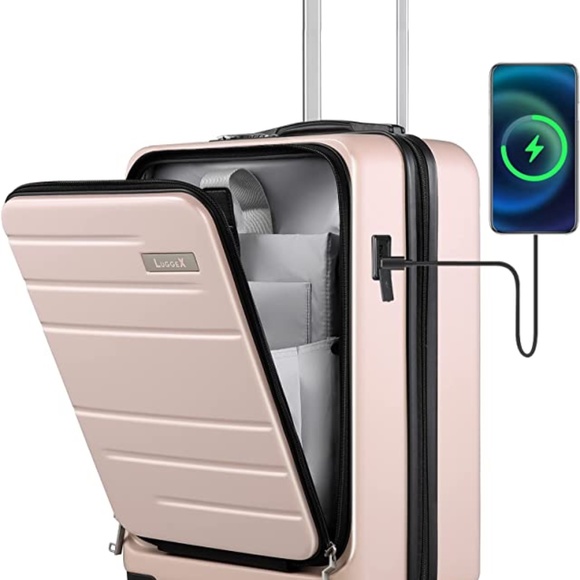 luggex Other 22x4x9 Carry On Luggage With Laptop Compartment Pc